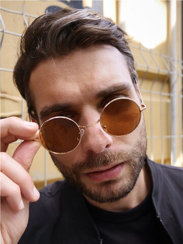 VEYREY Sunglasses 'Lennon Sonnenbrillen Braam' in Brown