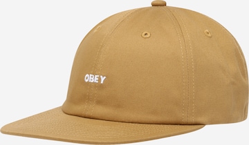 Obey - Gorra 'Bold' en marrón: frente