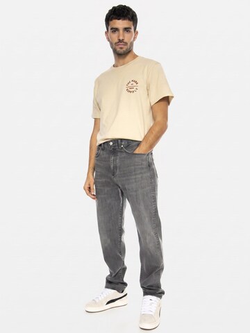 EDWIN Baggy Jeans 'Loose Tapered Light Grey' i grå: forside