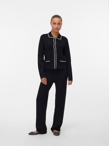 VERO MODA Wide Leg Hose 'VMGold' in Schwarz