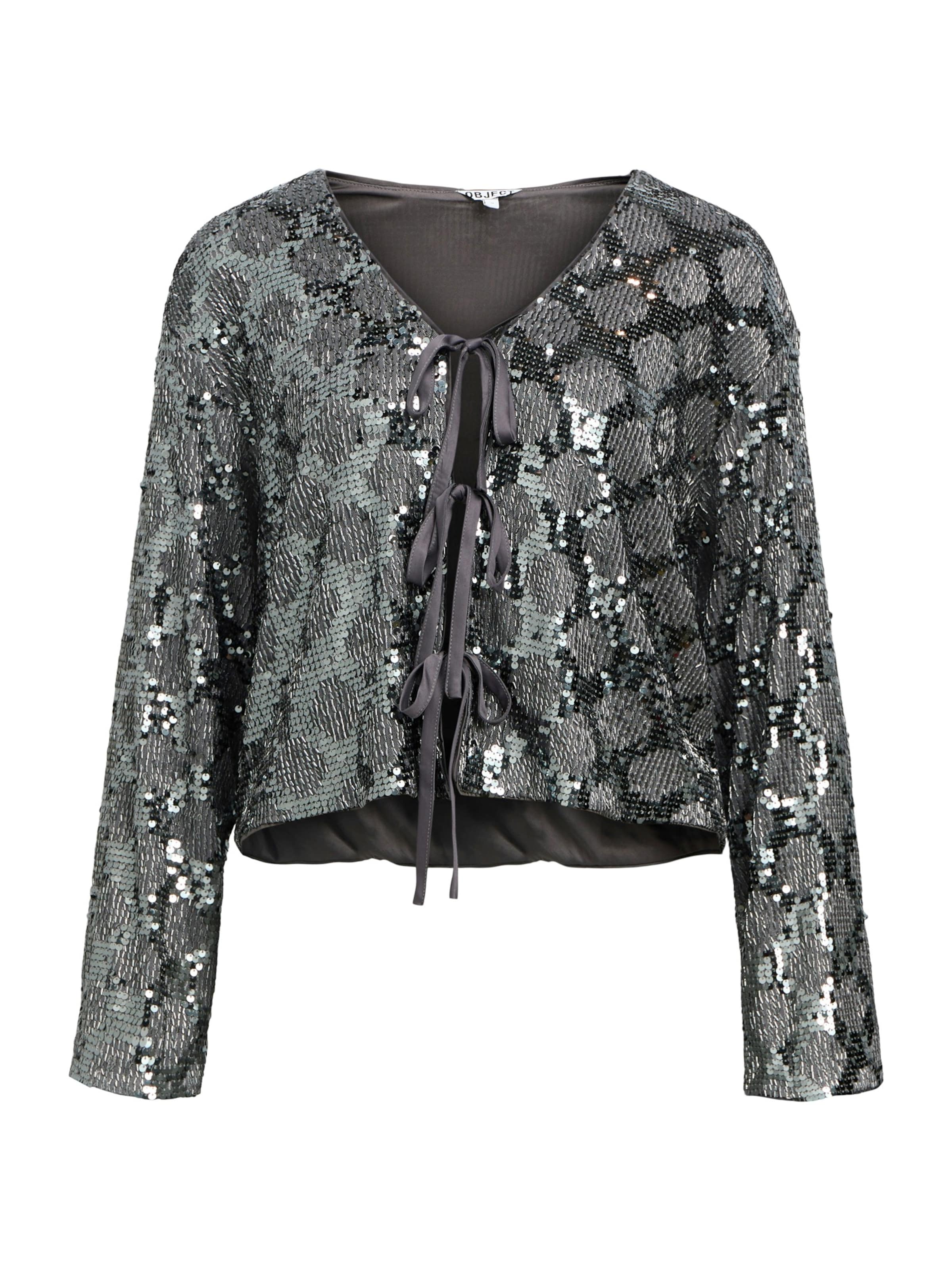 OBJECT Блуза в сиво: отпред