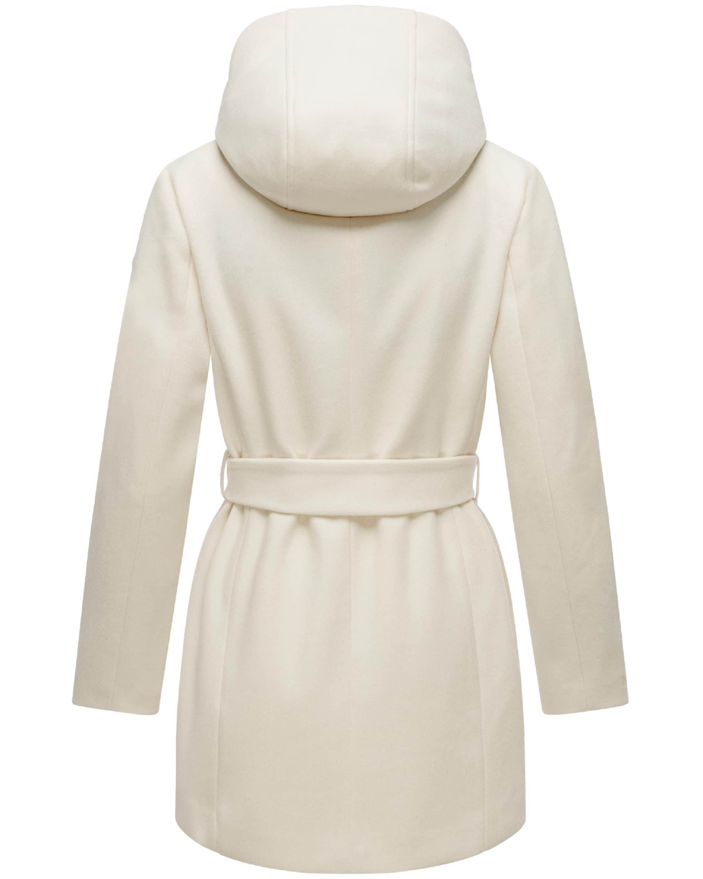 MARIKOO Демисезонное пальто 'Katalinaa 16' в Белый