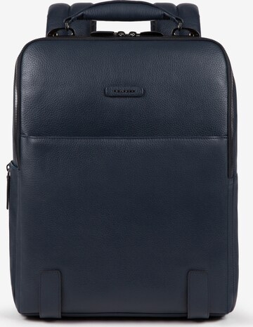 Piquadro Backpack 'Special' in Blue: front