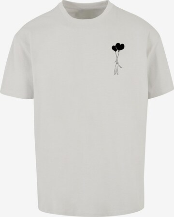 Merchcode T-Shirt 'Love In The Air' in Grau: predná strana