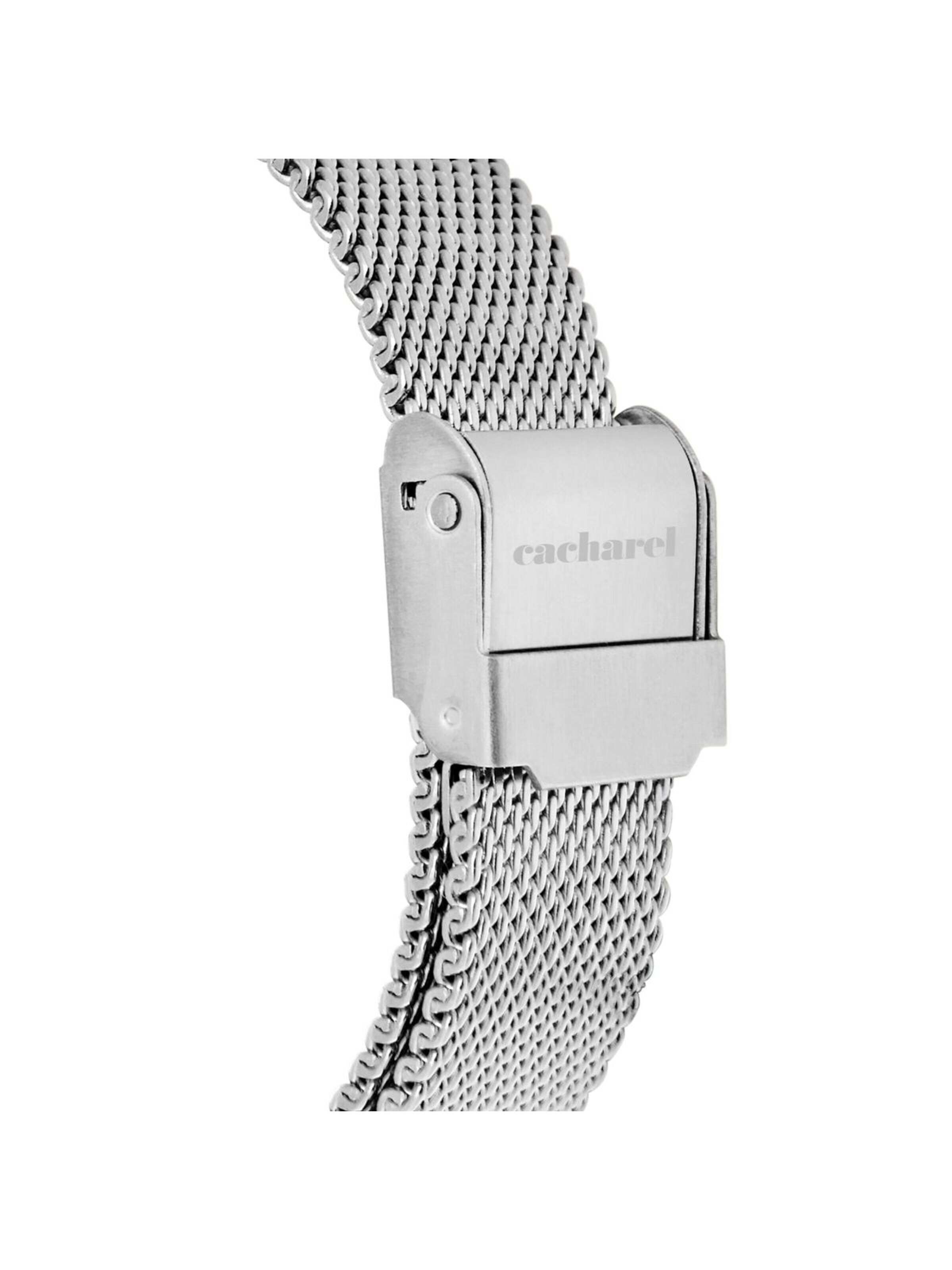 Montre à affichage analogique Cacharel en argent