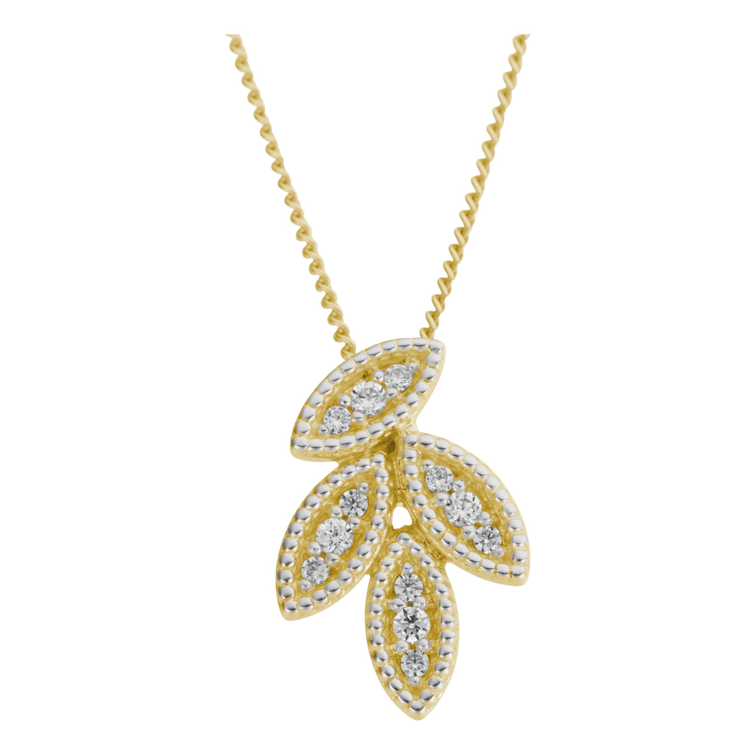 FIRETTI Anhänger in Gold: Vorderseite