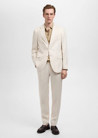 MANGO MAN Slim Fit Sakko 'Amalfi' in Beige