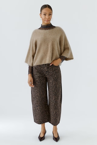 Wide leg Jeans di OUI in marrone