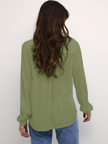 Camicia da donna 'Amber' di Kaffe in verde