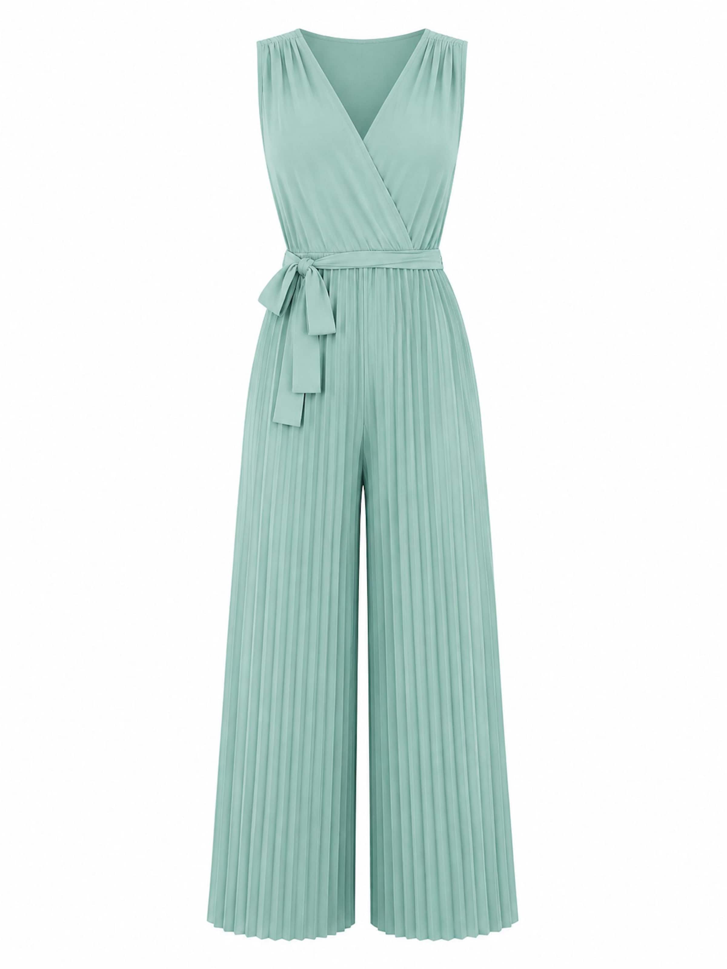 Worldclassca Jumpsuit 'Women Jumpsuit Pleated Overall Uni'‌ in Blau: Vorderseite