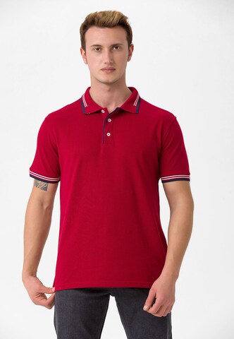 Jimmy Sanders Poloshirt in Rot: predná strana