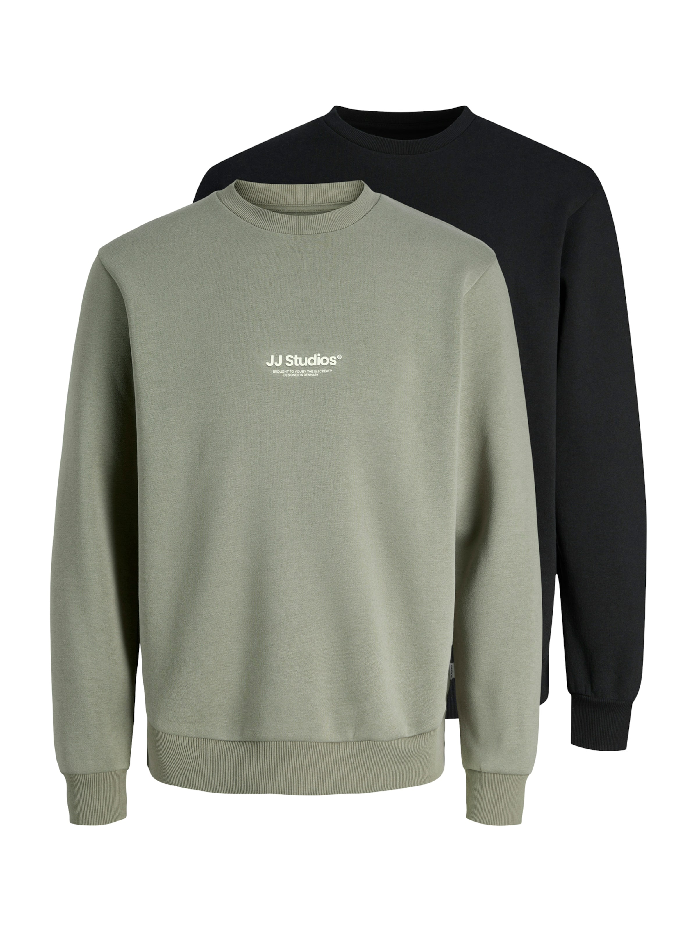 JACK & JONES Sweatshirt 'JJEBradley' in Grijs: voorkant