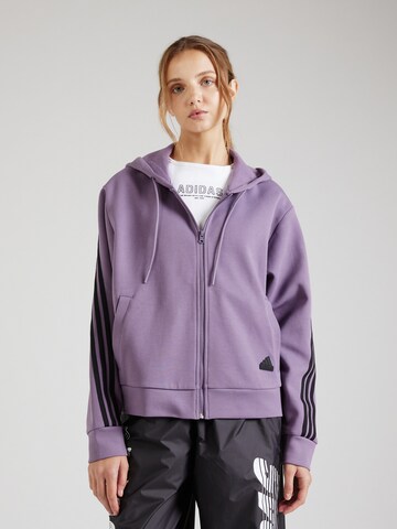 ADIDAS SPORTSWEAR Sportief sweatvest 'Future Icons' in Lila: voorkant