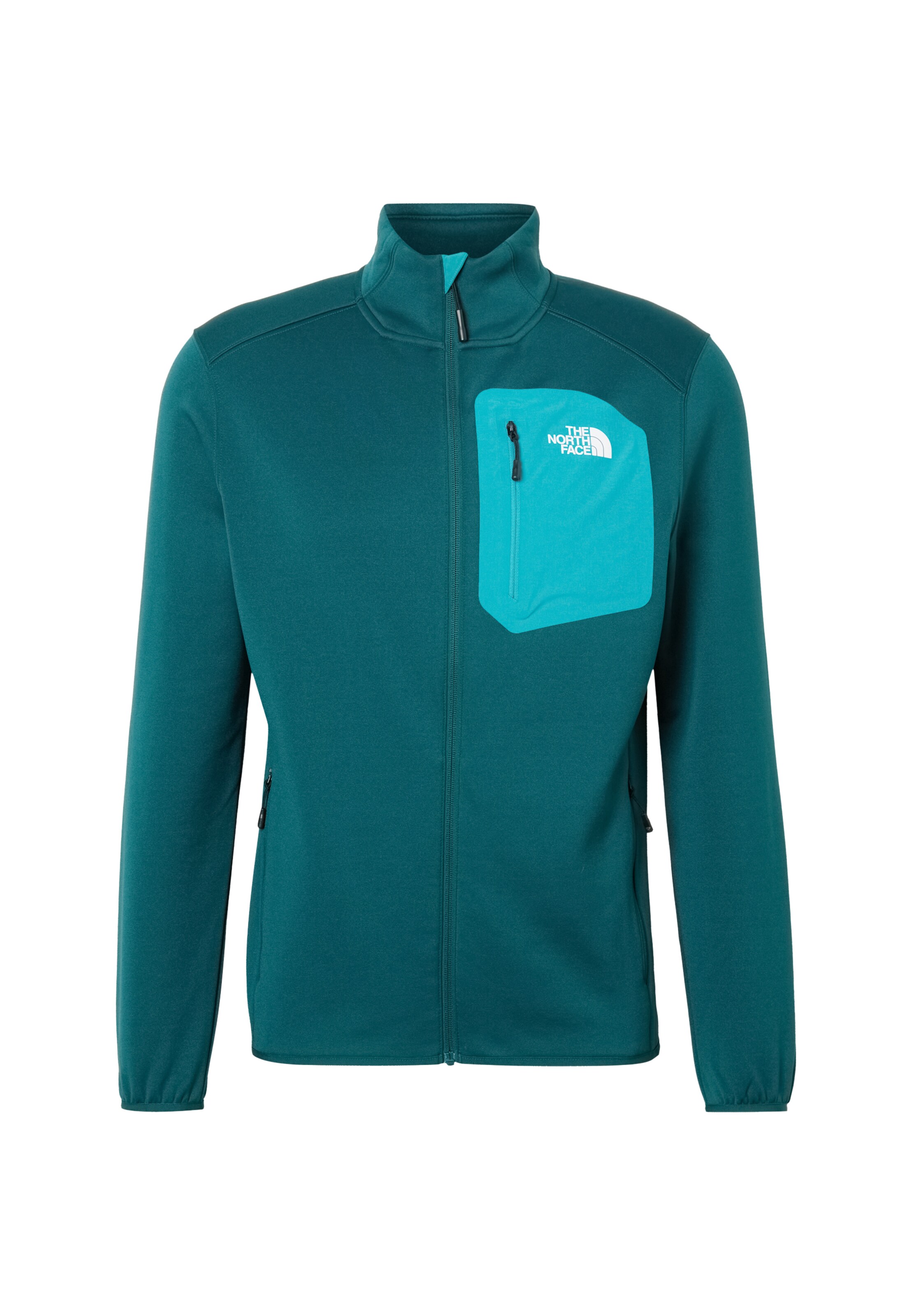 THE NORTH FACE Funktionsfleecejacka 'CREST' i blå: framsida