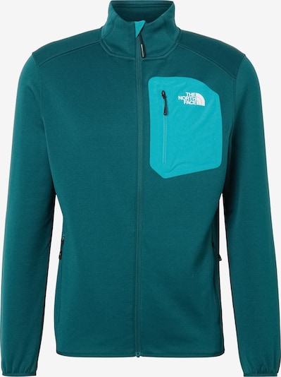 THE NORTH FACE Toiminnallinen fleecetakki 'CREST' koossa S värissä turkoosi / smaragdi / valkoinen, Tuotenäkymä