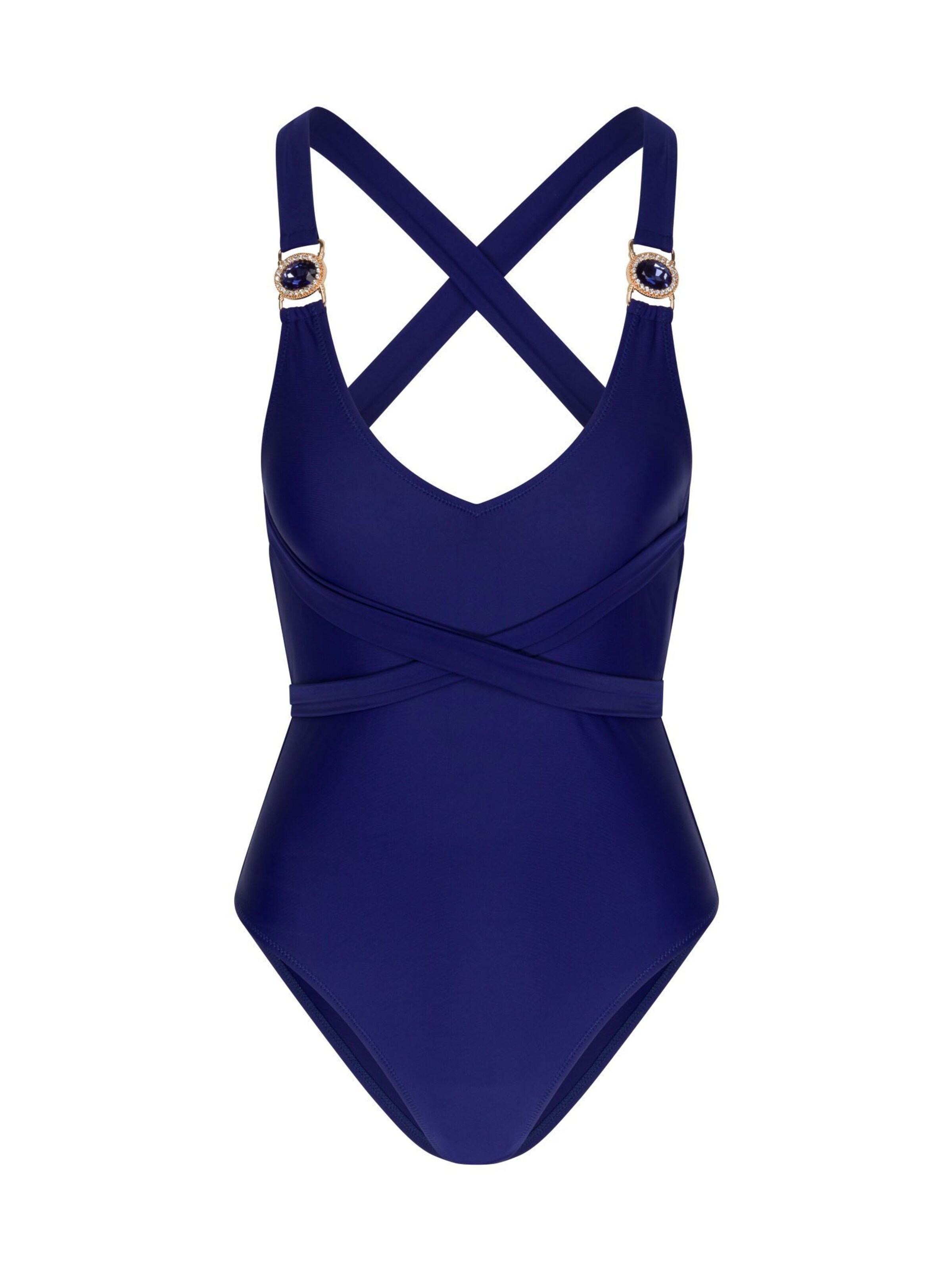 Moda Minx Bralette Swimsuit 'Amour' in Blue: front
