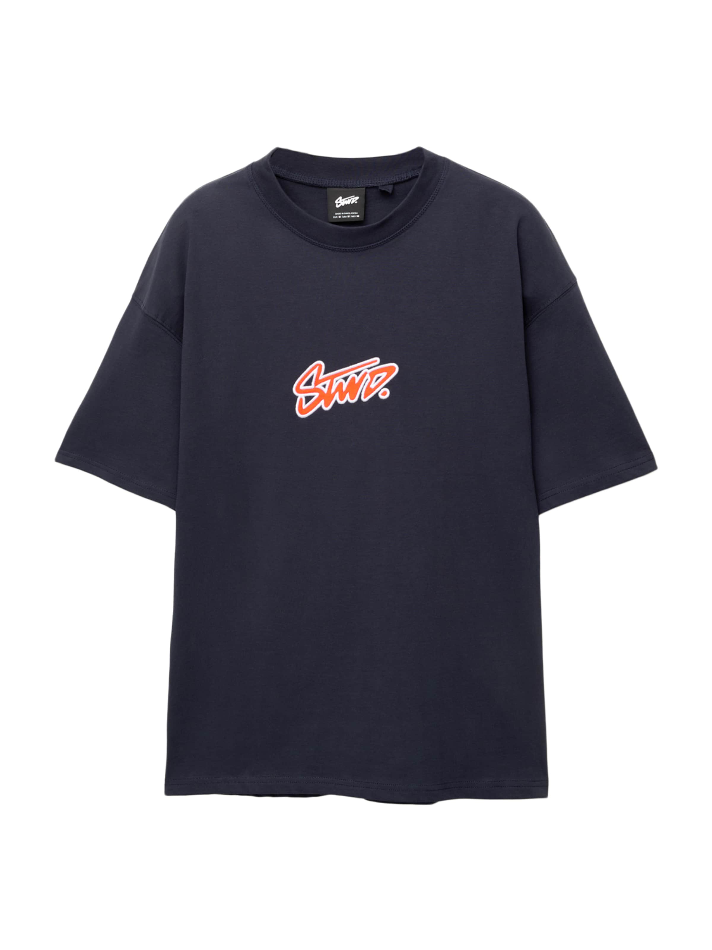 Pull&Bear Bluser & t-shirts 'STWD' i blå: forside