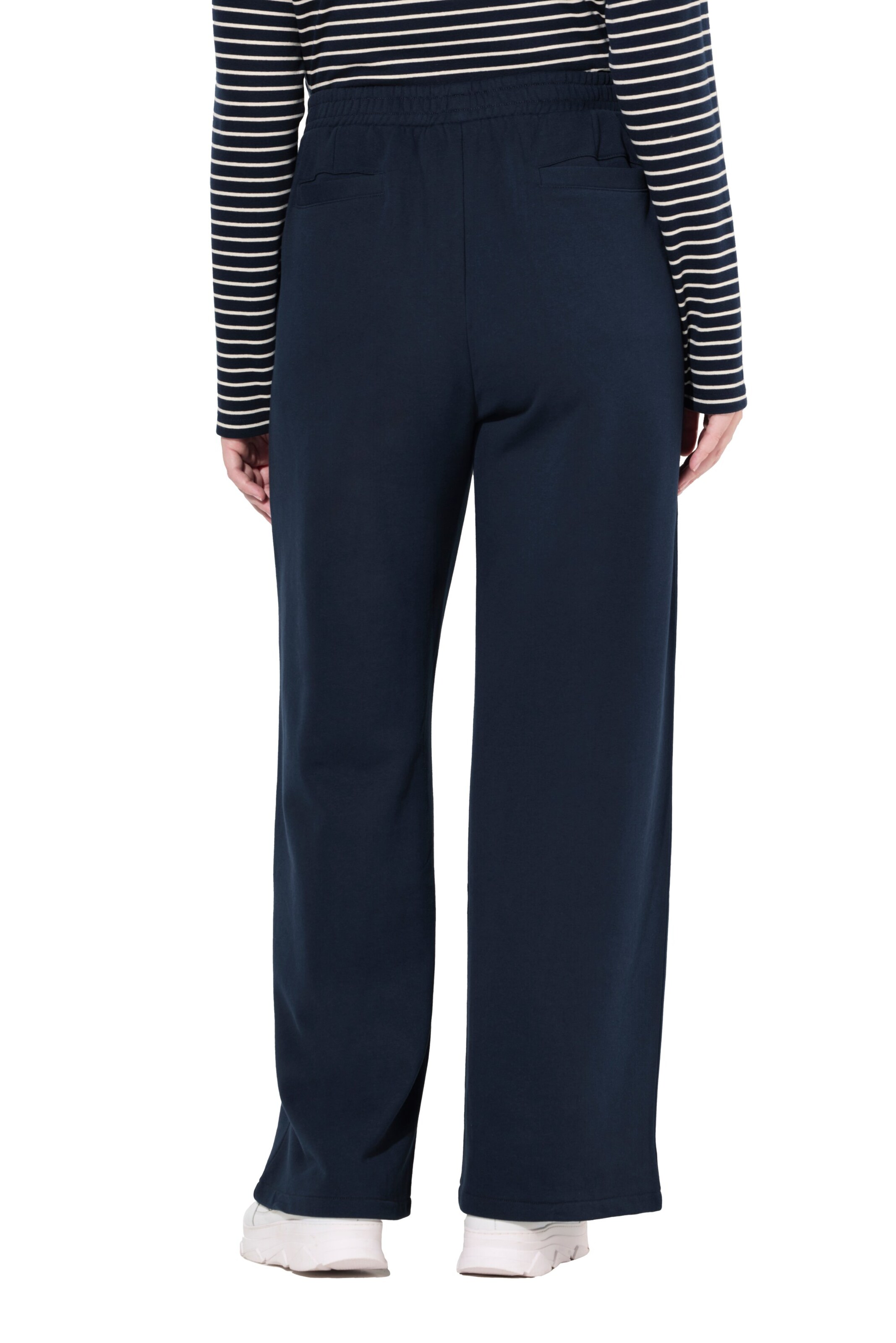 Ulla Popken Wide Leg Hose in Blau