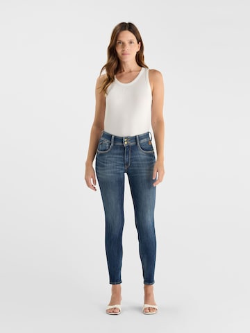 Le Temps Des Cerises Regular Jeans in Blauw: voorkant
