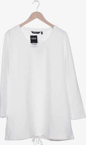 Ulla Popken Sweatshirt & Zip-Up Hoodie in XXXL in White: front