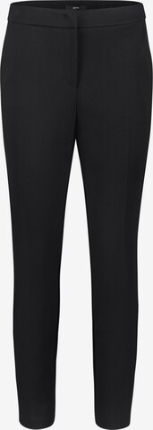 Coupe slim Pantalon à plis zero en noir : devant