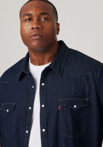 Levi's® Big & Tall Comfort Fit Hemd 'CLASSIC WESTERN' in Blau