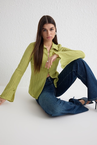 Trendyol Bluza | zelena barva