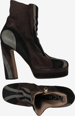 Rochas Stiefelette 41 in Braun: Vorderseite
