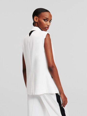 Gilet Karl Lagerfeld en blanc