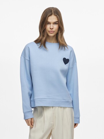 VILA Sweatshirt in Blauw: voorkant