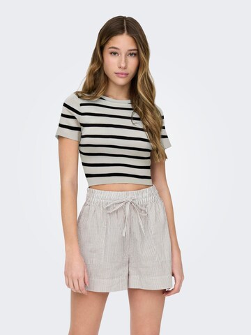 Pull-over 'JDYCIRKELINE' JDY en blanc : devant