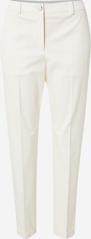 BOSS - Pantalón de pinzas 'Tachinoa' en blanco: frente