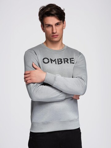 Ombre Sweatshirt 'B1711' in Grey