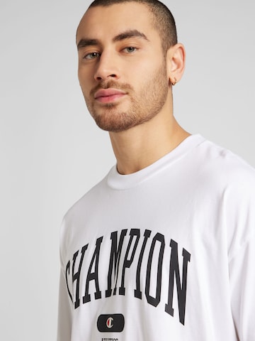 balta Champion Authentic Athletic Apparel Marškinėliai