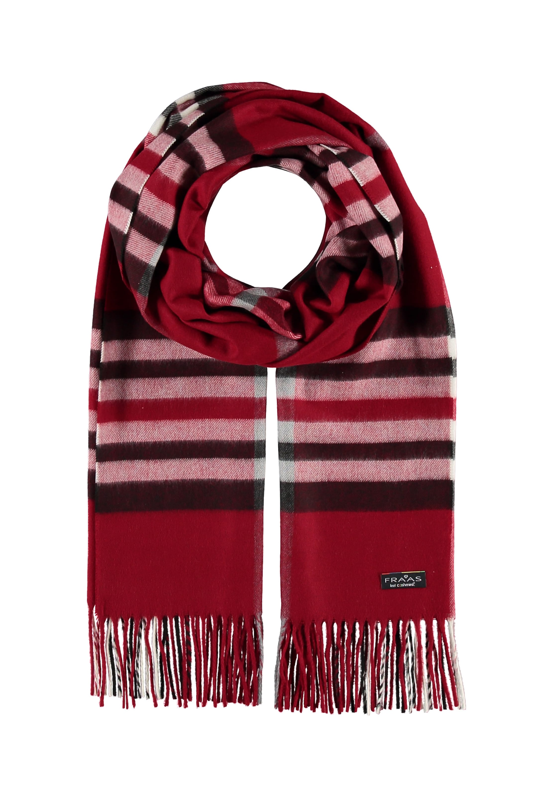 FRAAS Scarf in Red: front