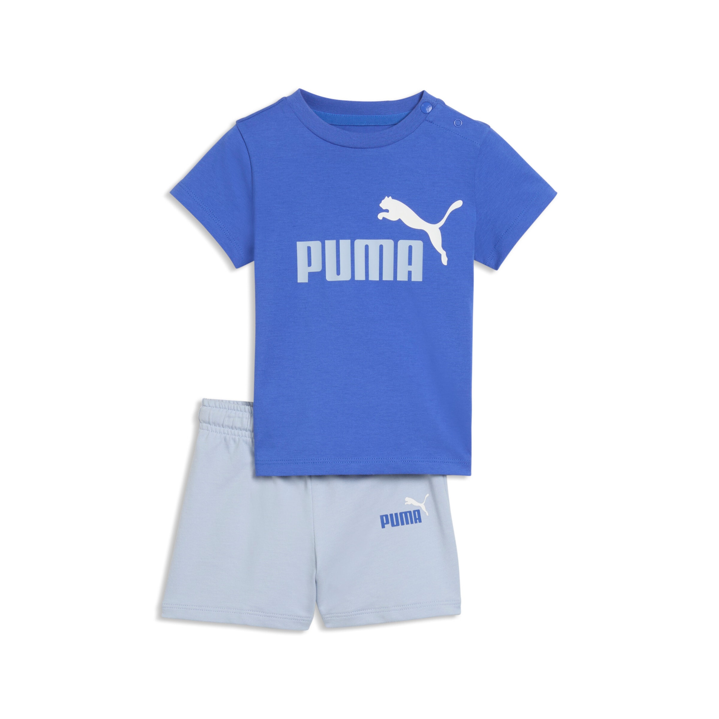 PUMA Set 'Minicats Essentials' in Blau: Vorderseite