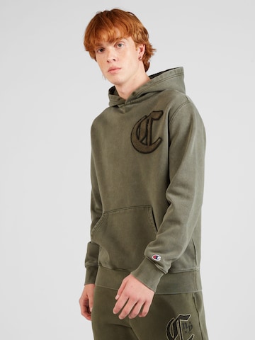 Champion Authentic Athletic Apparel Sweatshirt in Green: front