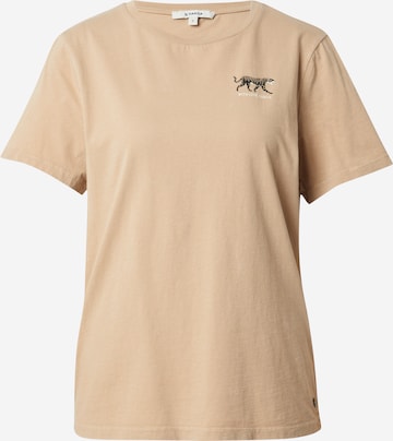 GARCIA Shirt 'Z0012_ladies T-shirt ss, 2094' in Beige: front