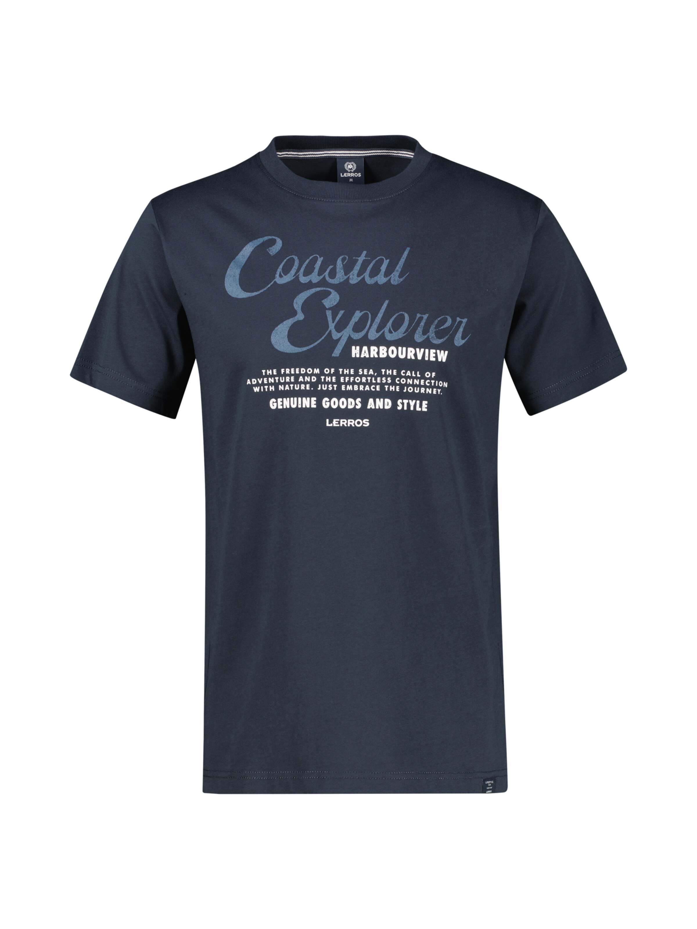 T-Shirt LERROS en bleu : devant