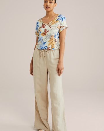 WE Fashion Футболка в Желтый