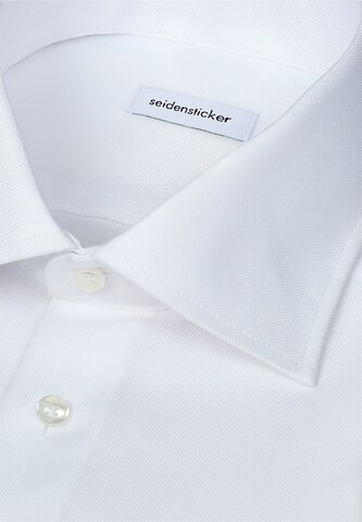 SEIDENSTICKER Super Slim Fit Hemd in Weiß