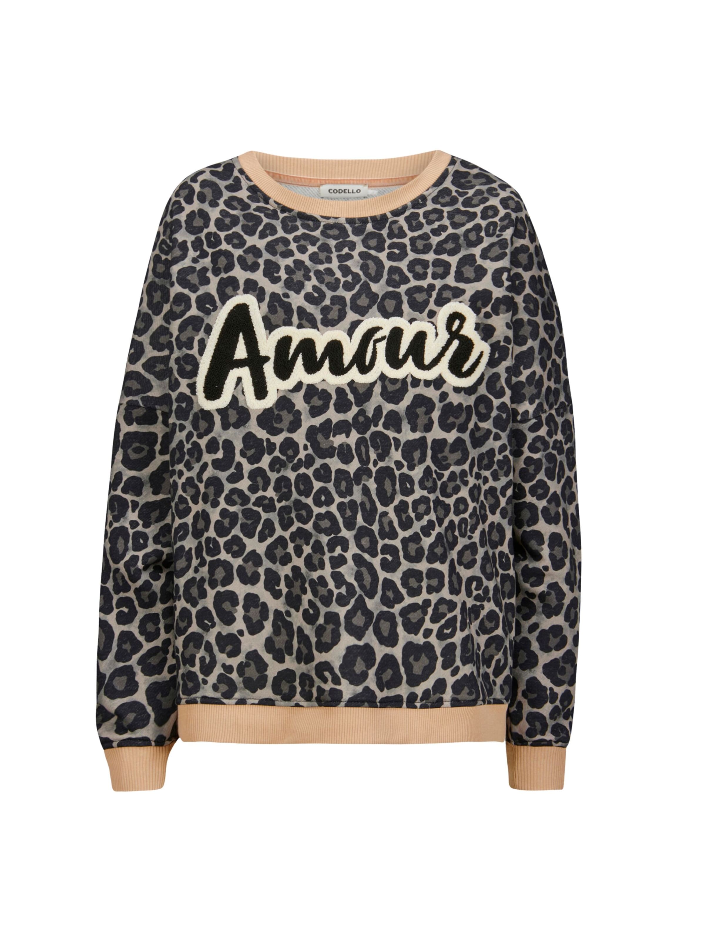 CODELLO Sweatshirt in Grey: front