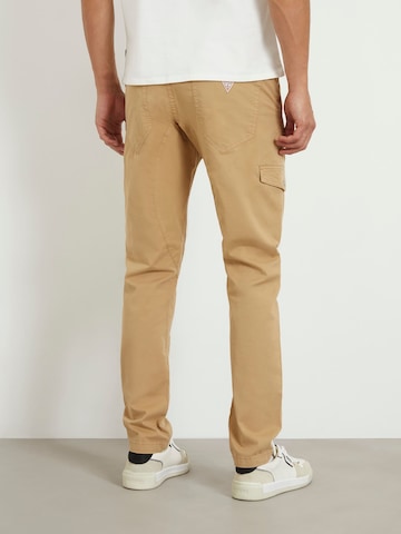 GUESS Slim fit Cargo Pants in Beige