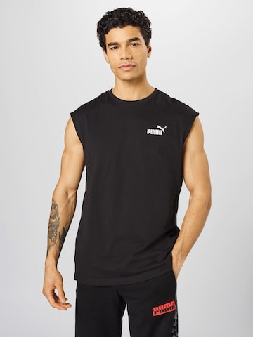 PUMA - Camiseta funcional en negro: frente