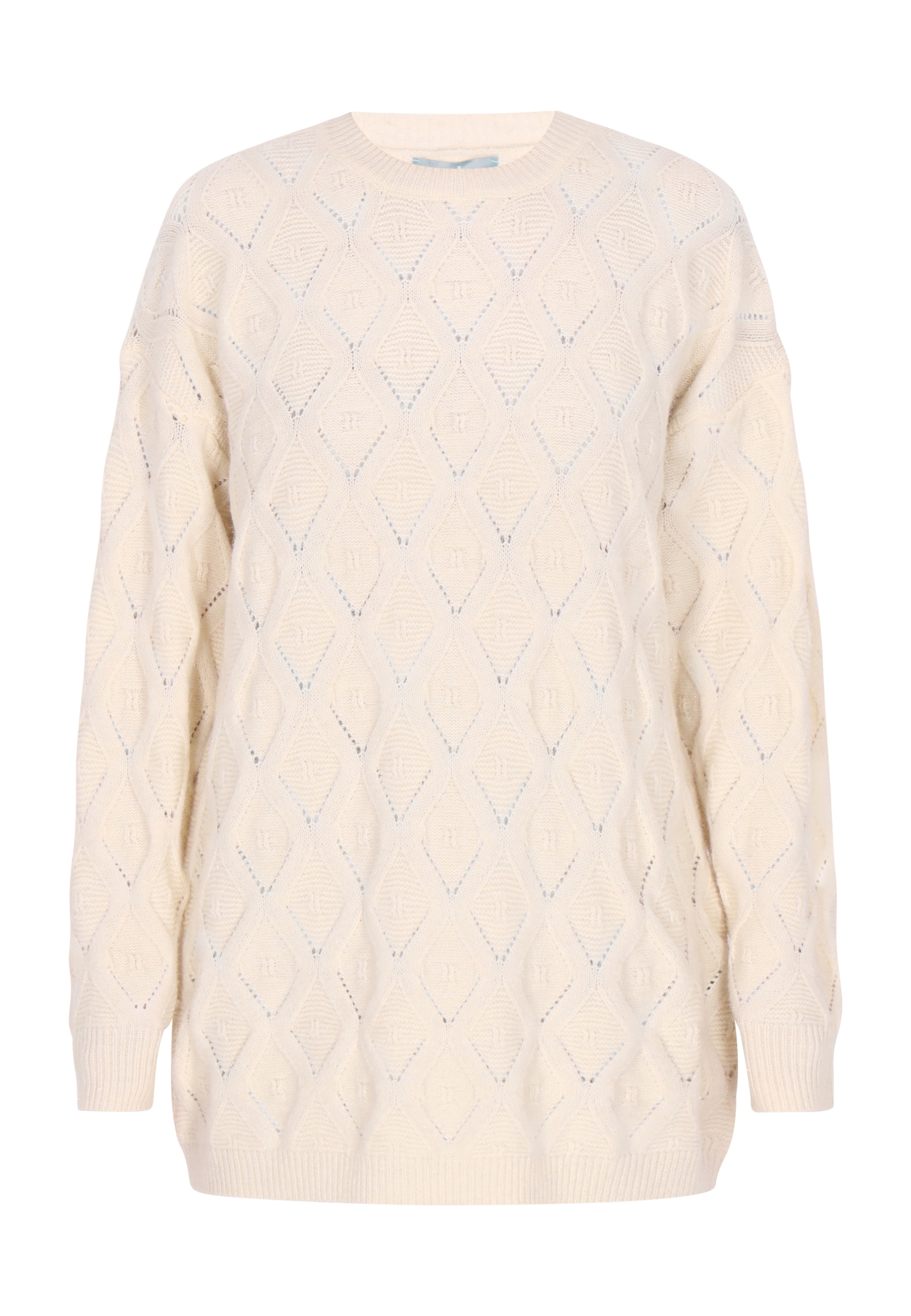 Usha Oversized neulepaita värissä valkoinen: etupuoli