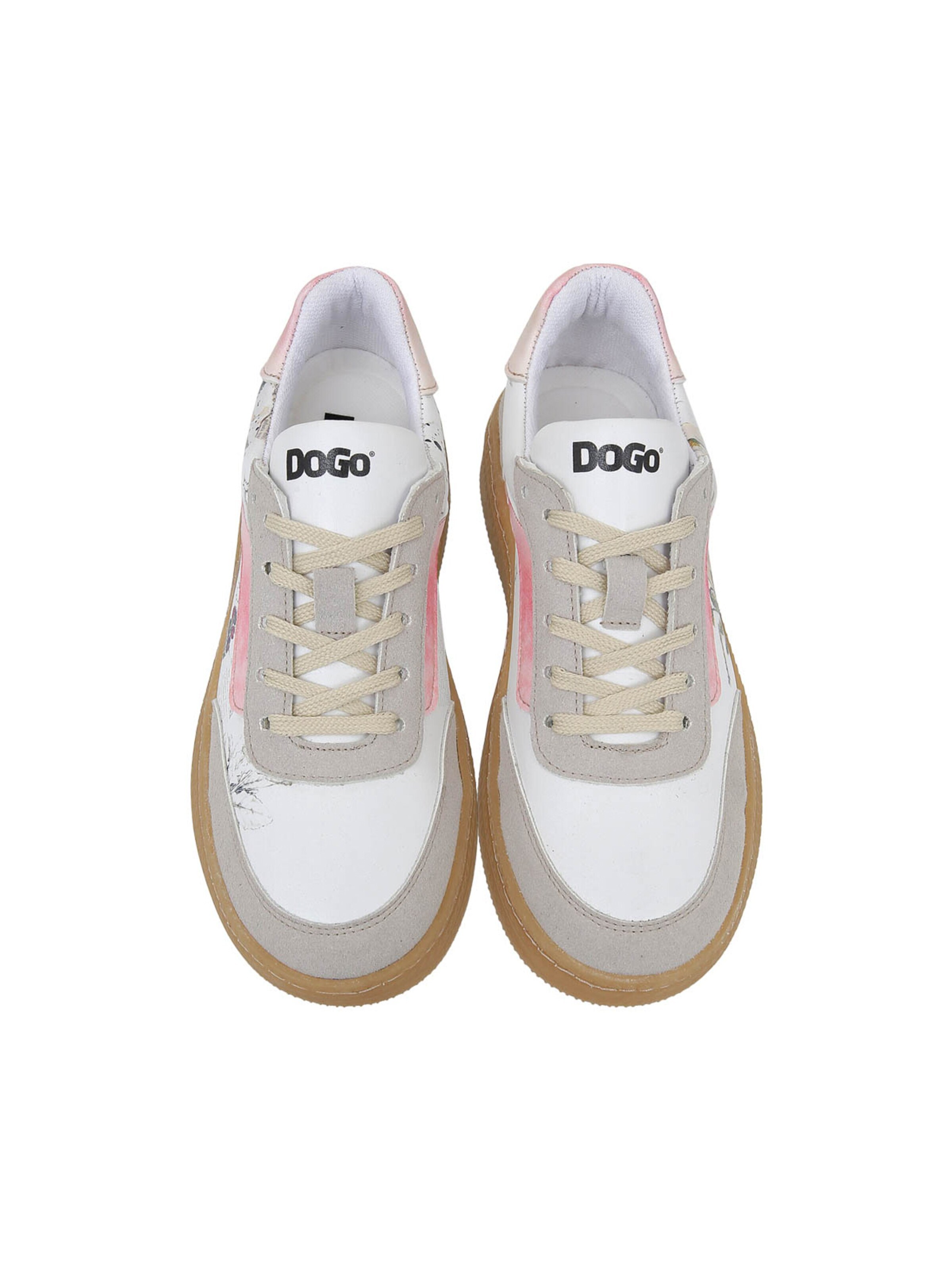 DOGO Sneakers 'DOGO Monet Sneaker - Botanical Notes' in White