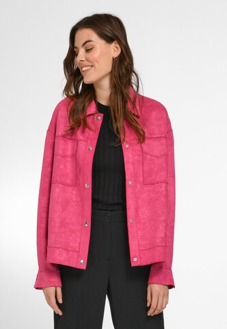 Veste mi-saison Emilia Lay en rose : devant