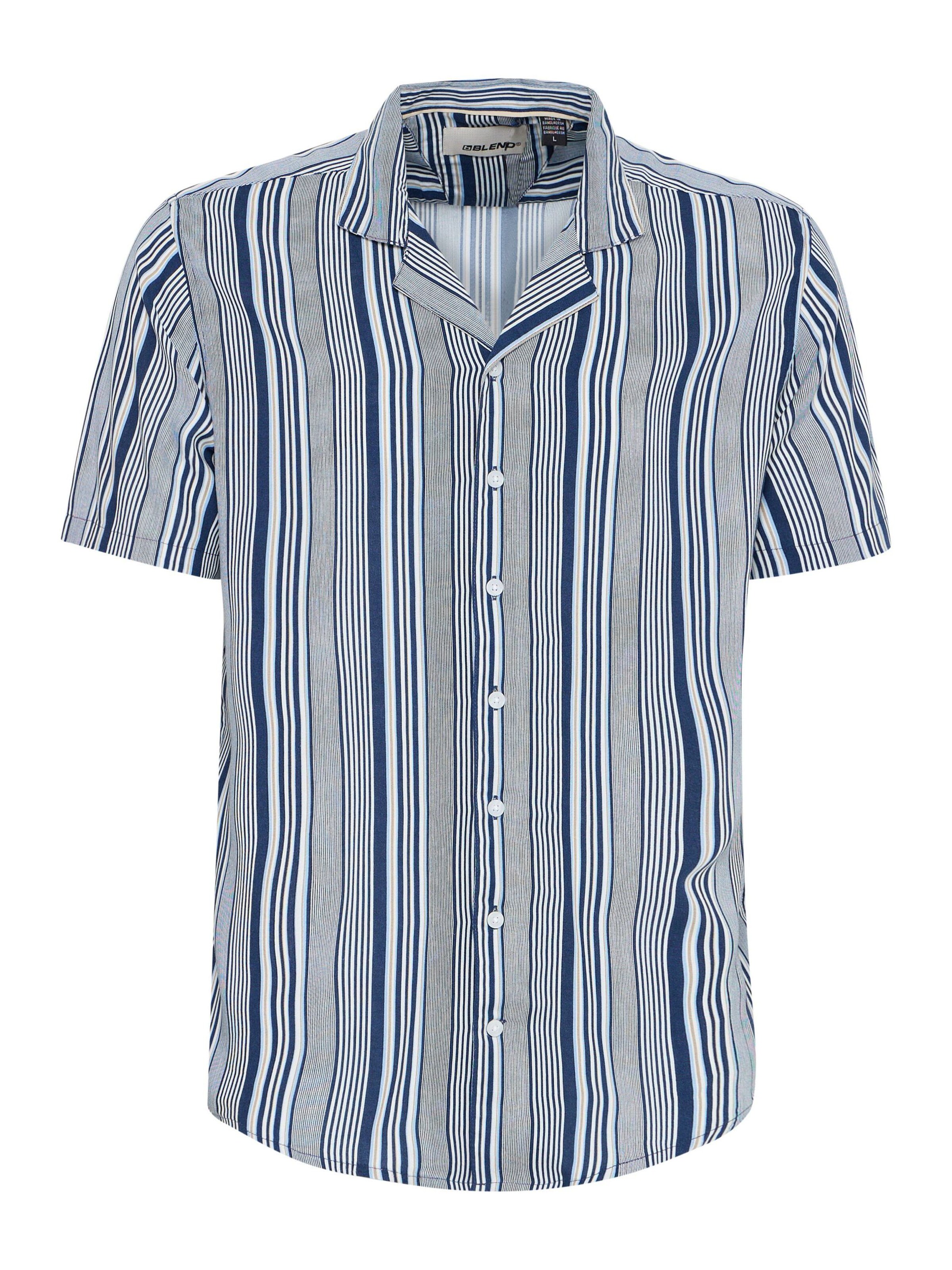 BLEND Regular Fit Hemd in Blau: Vorderseite