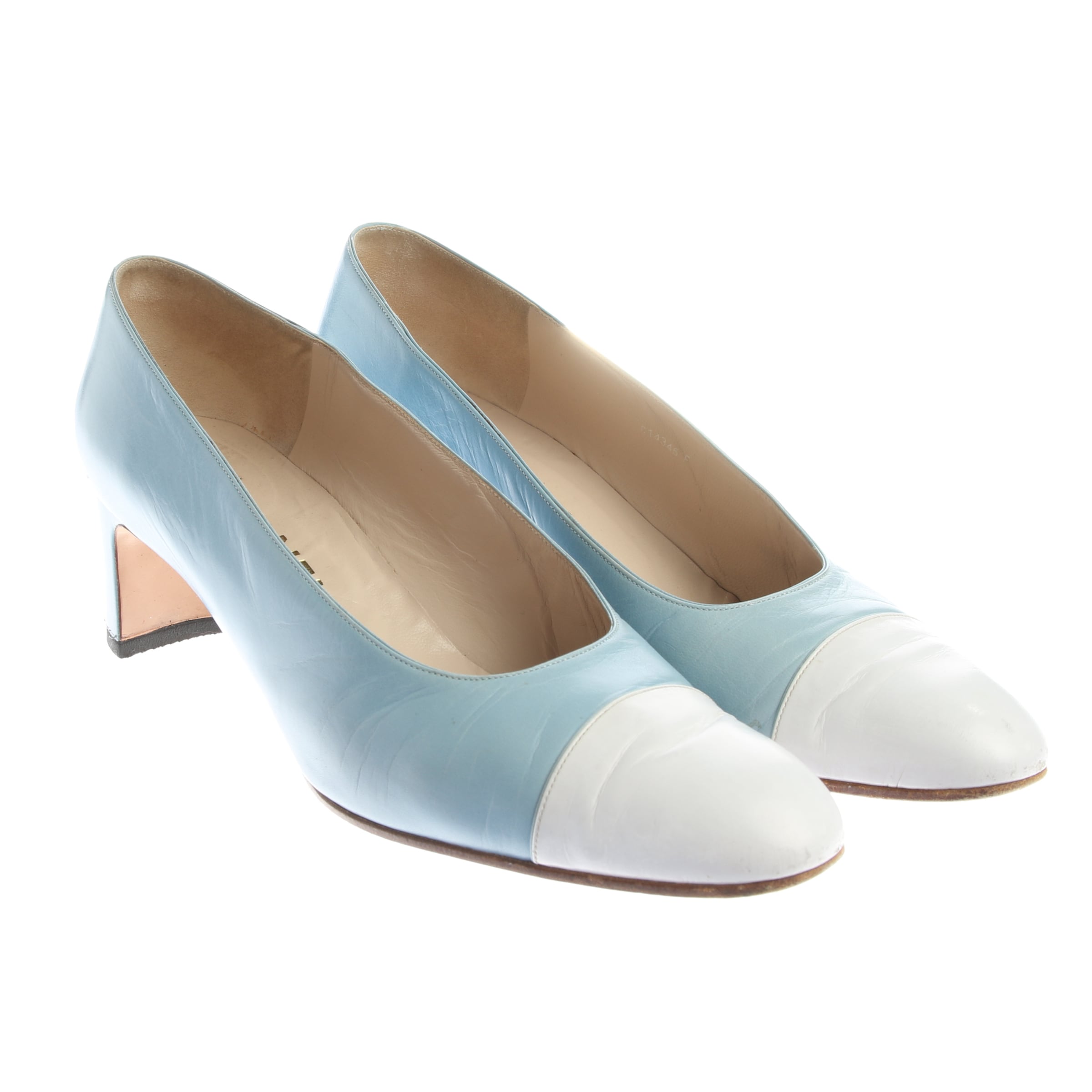 CHANEL Pumps 39 in Blau: Vorderseite