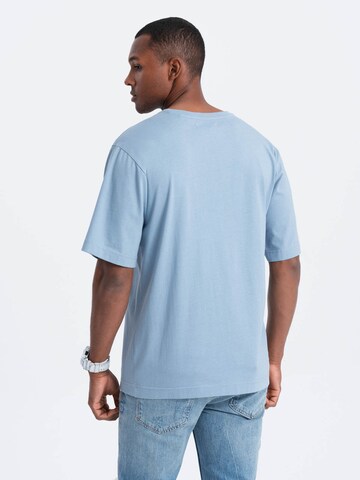 T-Shirt 'S1628' Ombre en bleu
